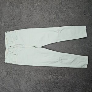 Pilcro And The Letterpress By Anthropologie Pants Womens 26 HighRise‎ Slim Teal